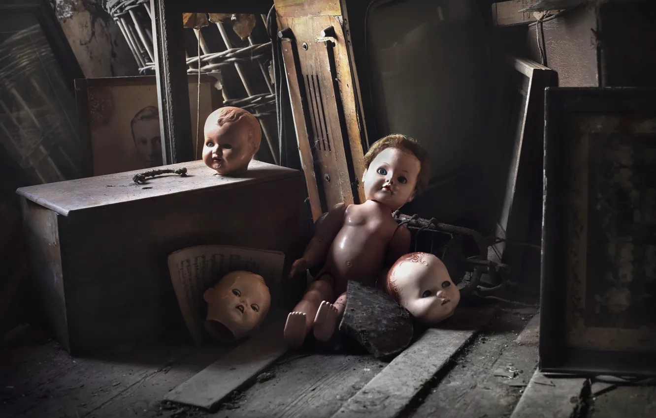 Photo wallpaper background, stuff, attic