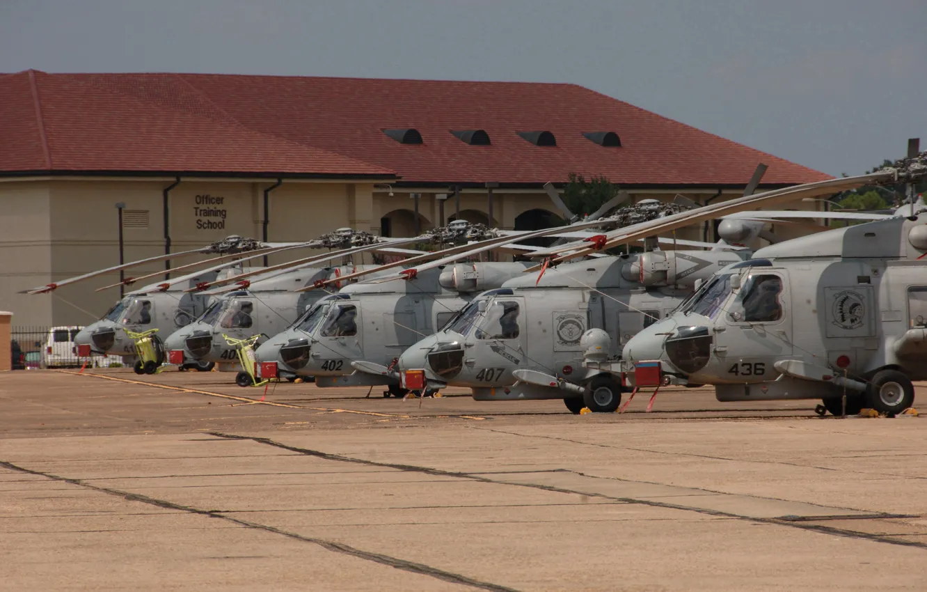 Photo wallpaper helicopters, Maxwell Air Force Base, SH-60B Seahawks, flight school