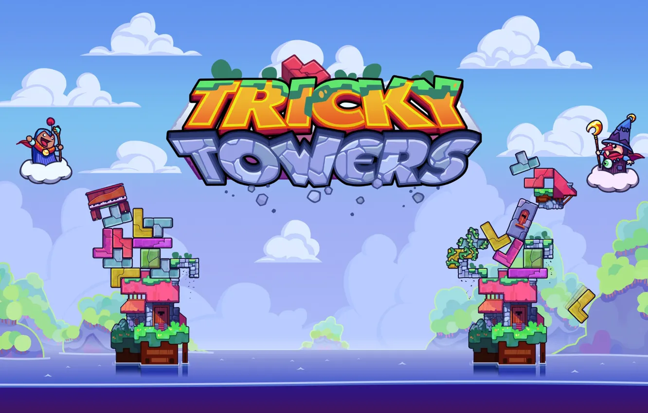 Photo wallpaper game, Tetris, TrickyTowers