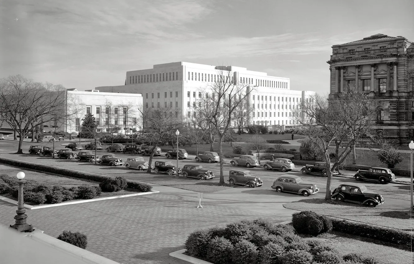 Photo wallpaper retro, home, USA, car, 1939 year