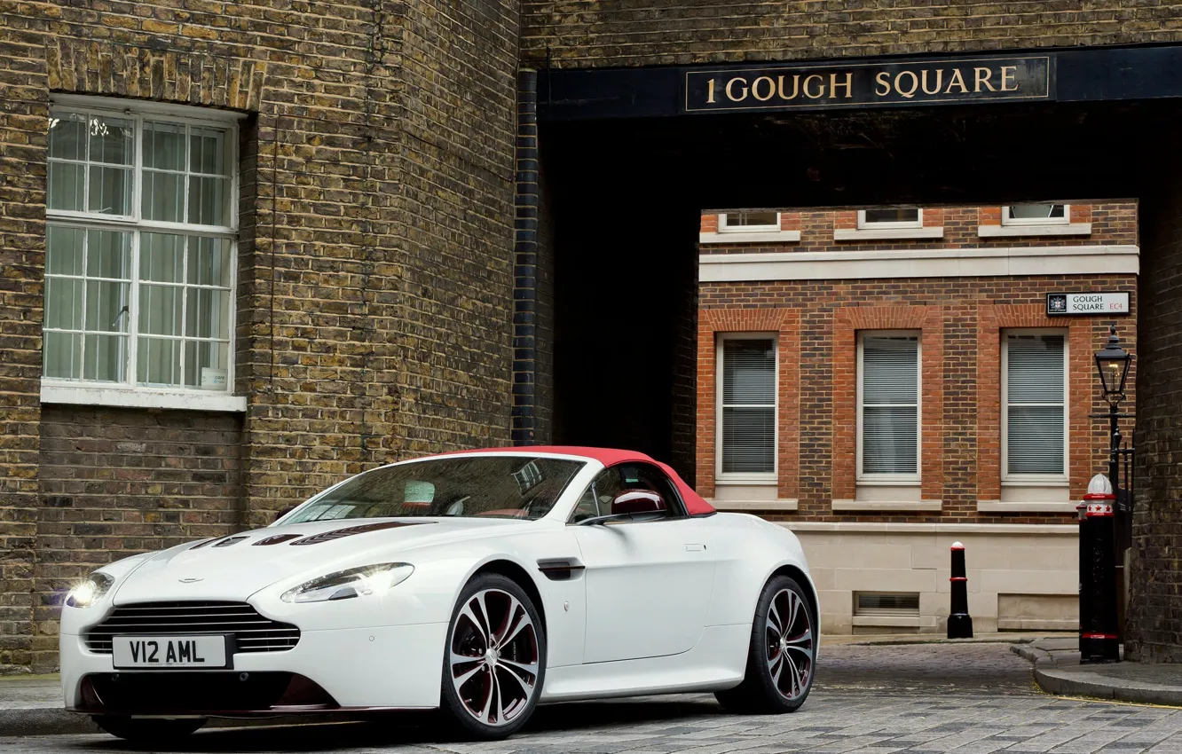 Photo wallpaper car, machine, Aston Martin, aston martin, vantage v12
