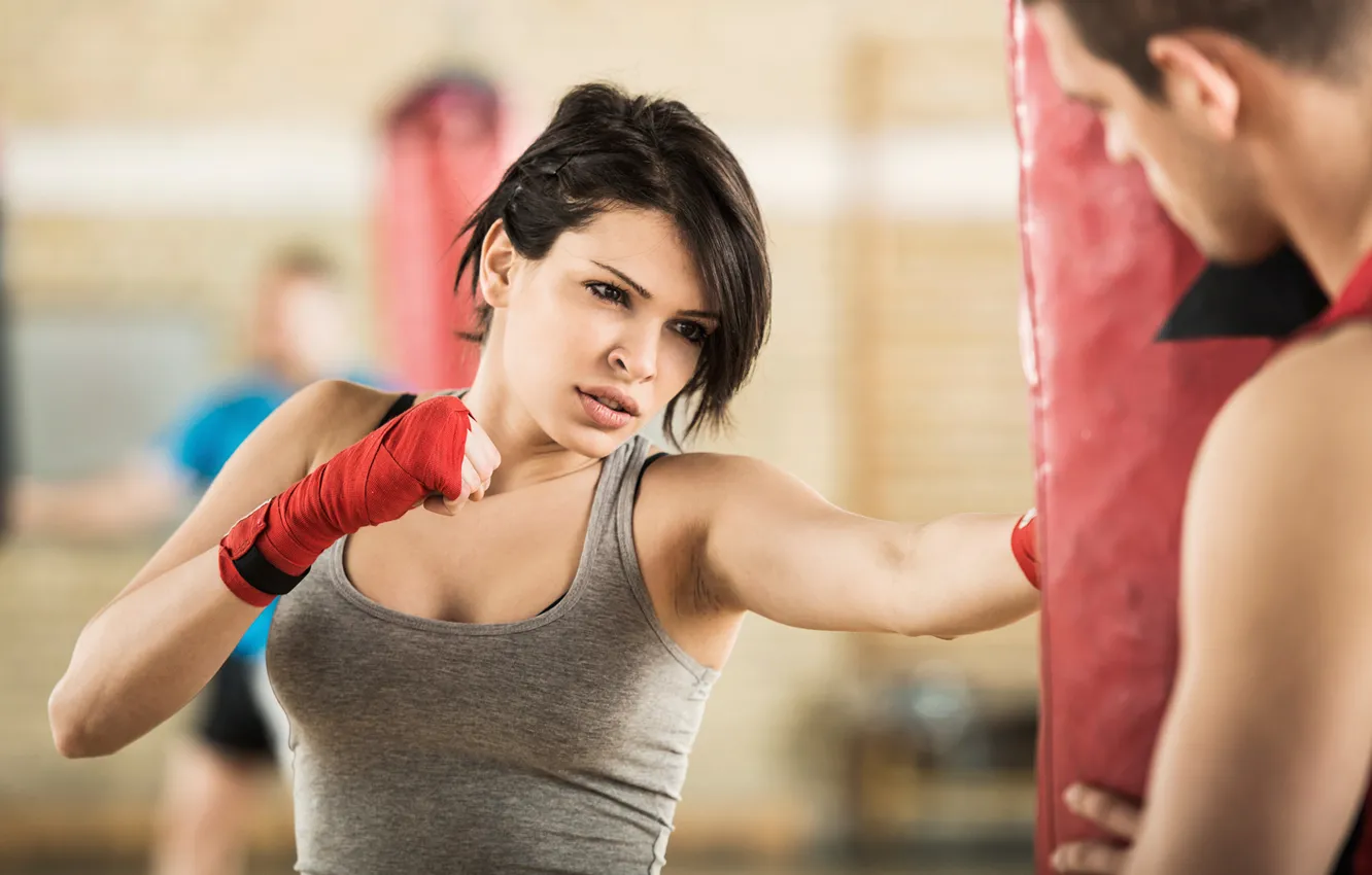Photo wallpaper boxing, fitness, classes