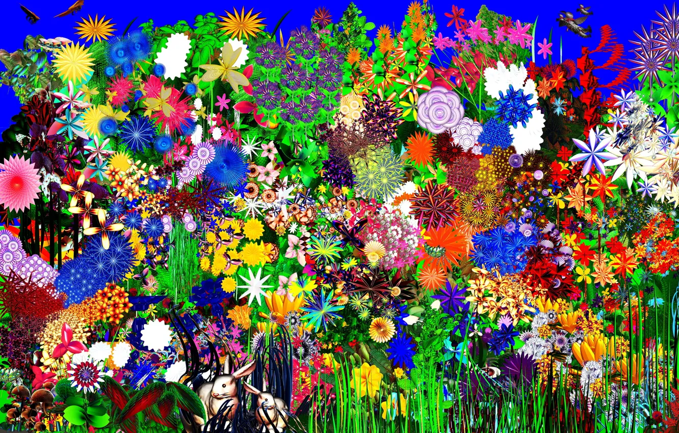 Photo wallpaper abstraction, color, form