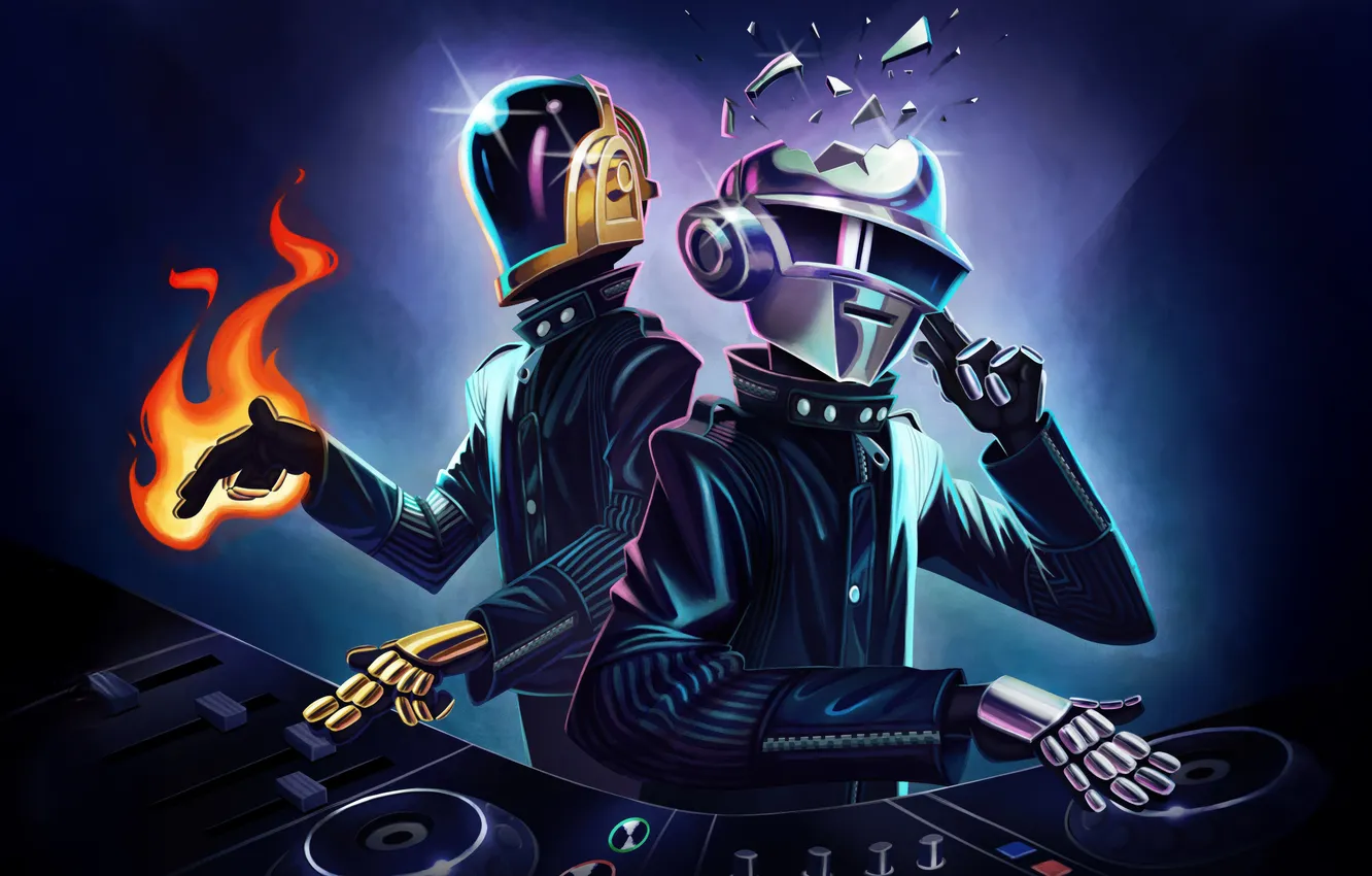 Photo wallpaper punk, Triumph, Daft