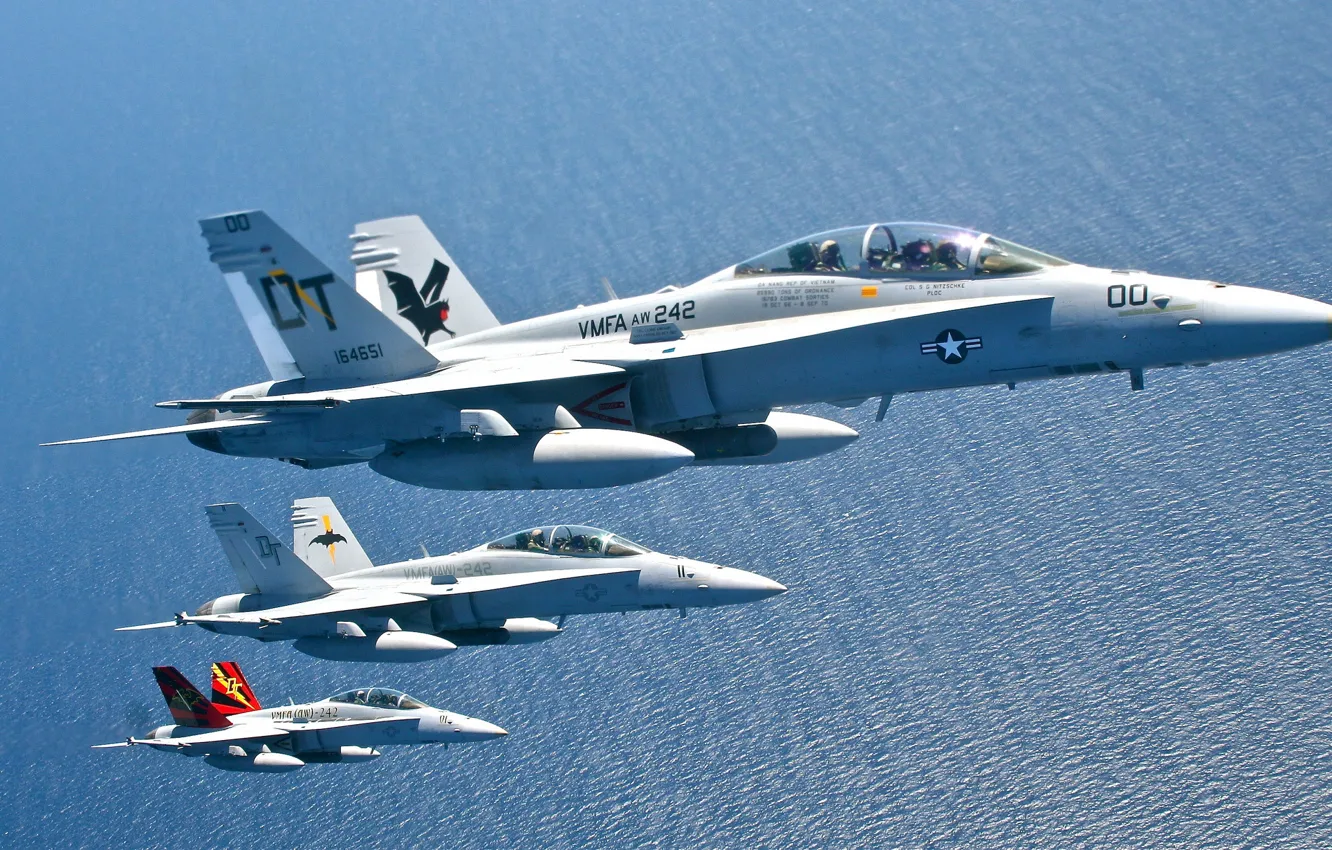 Photo wallpaper flight, fighter, Super Hornet, F-18, deck