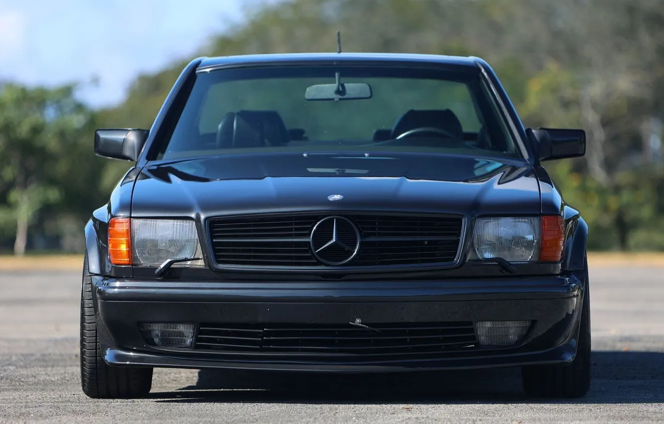 Photo wallpaper AMG, Mercedes - Benz, Widebody, 560sec, c126