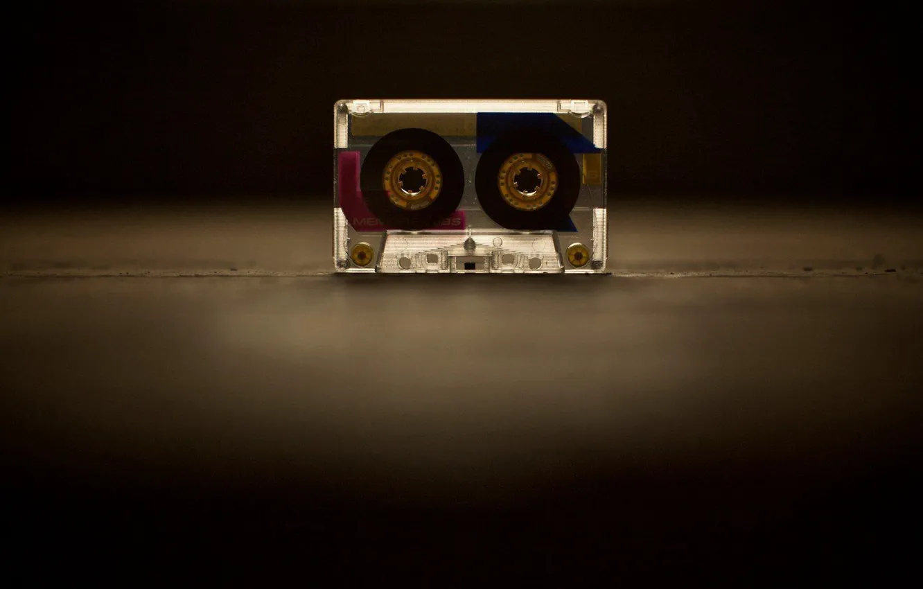 Photo wallpaper style, tape, nostalgia, former, magnetic, Compact cassette
