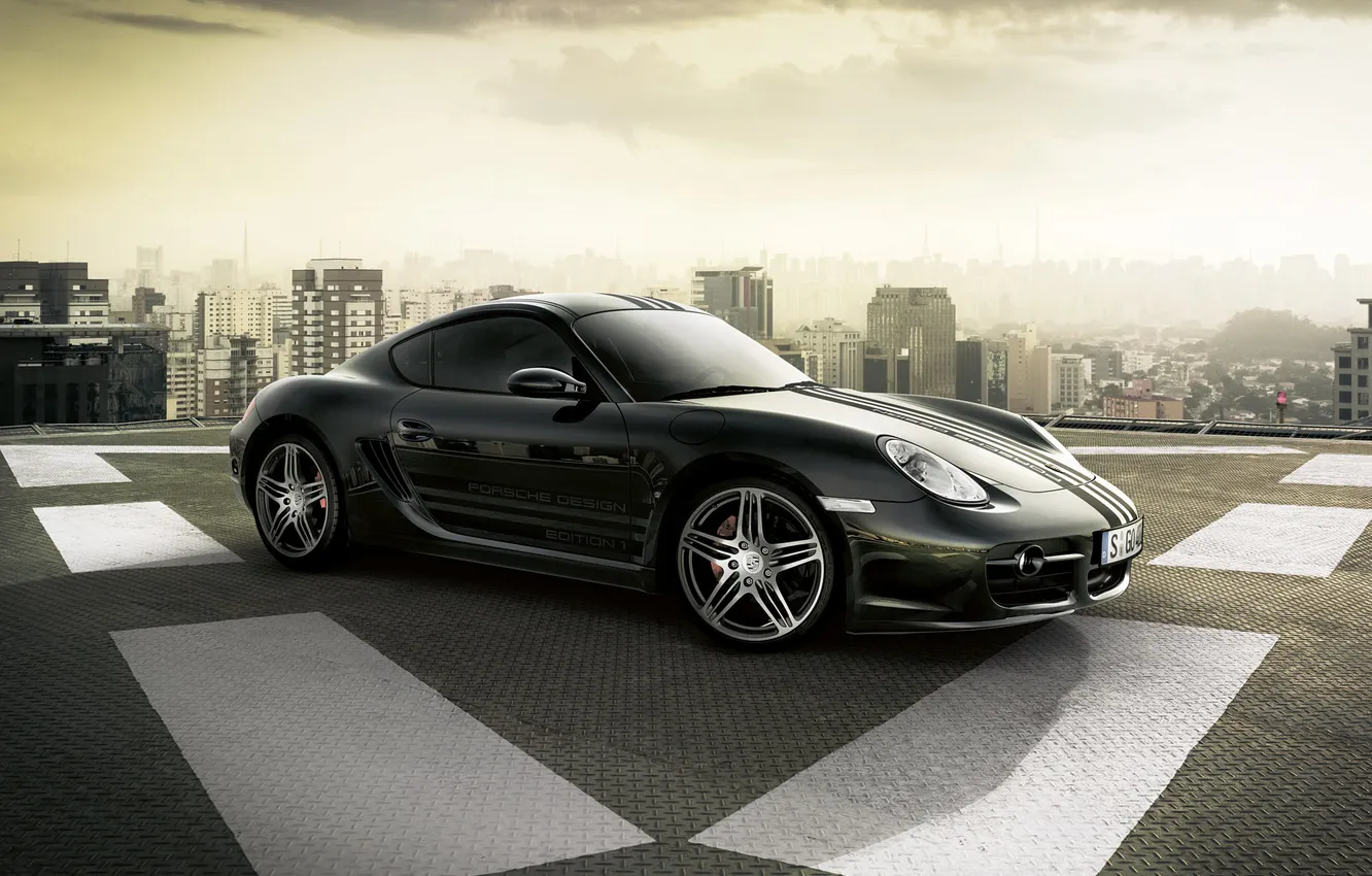Photo wallpaper Porsche, 2010, Porsche, Cayman S, Caiman
