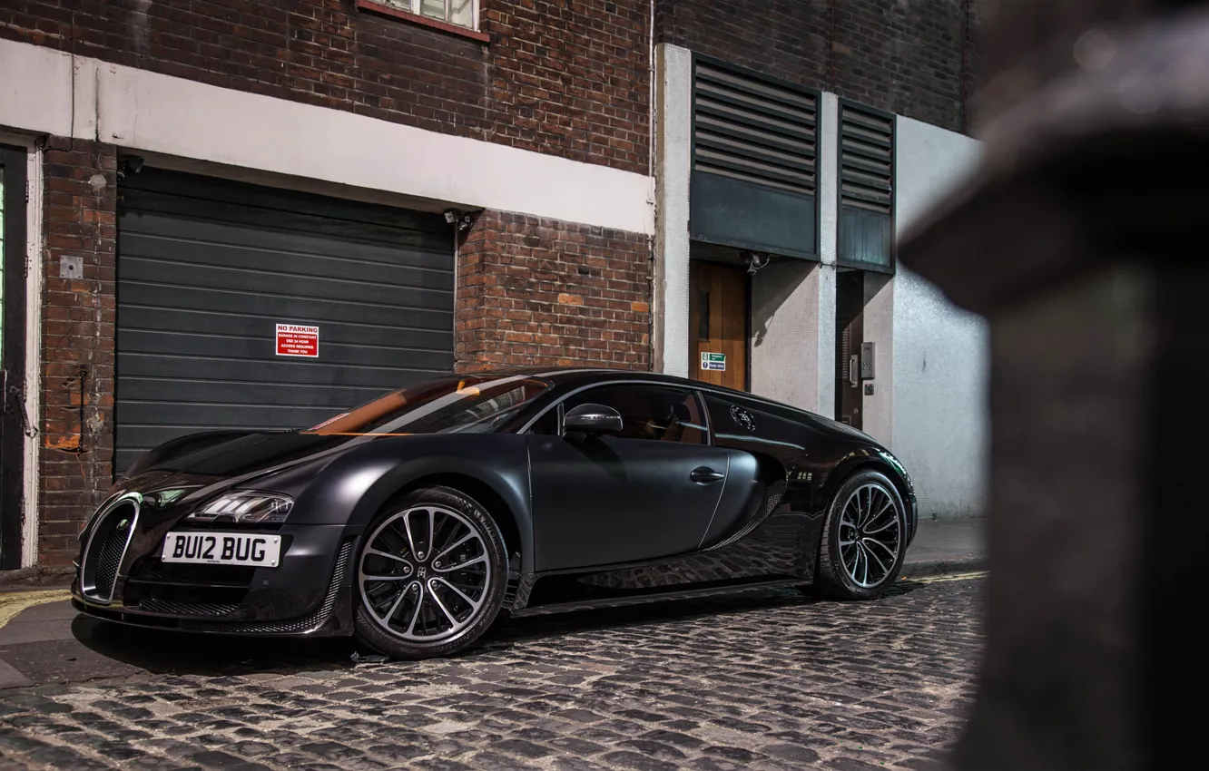 Photo wallpaper Bugatti, Veyron, Carbon, Street, Super Sport, Supercar