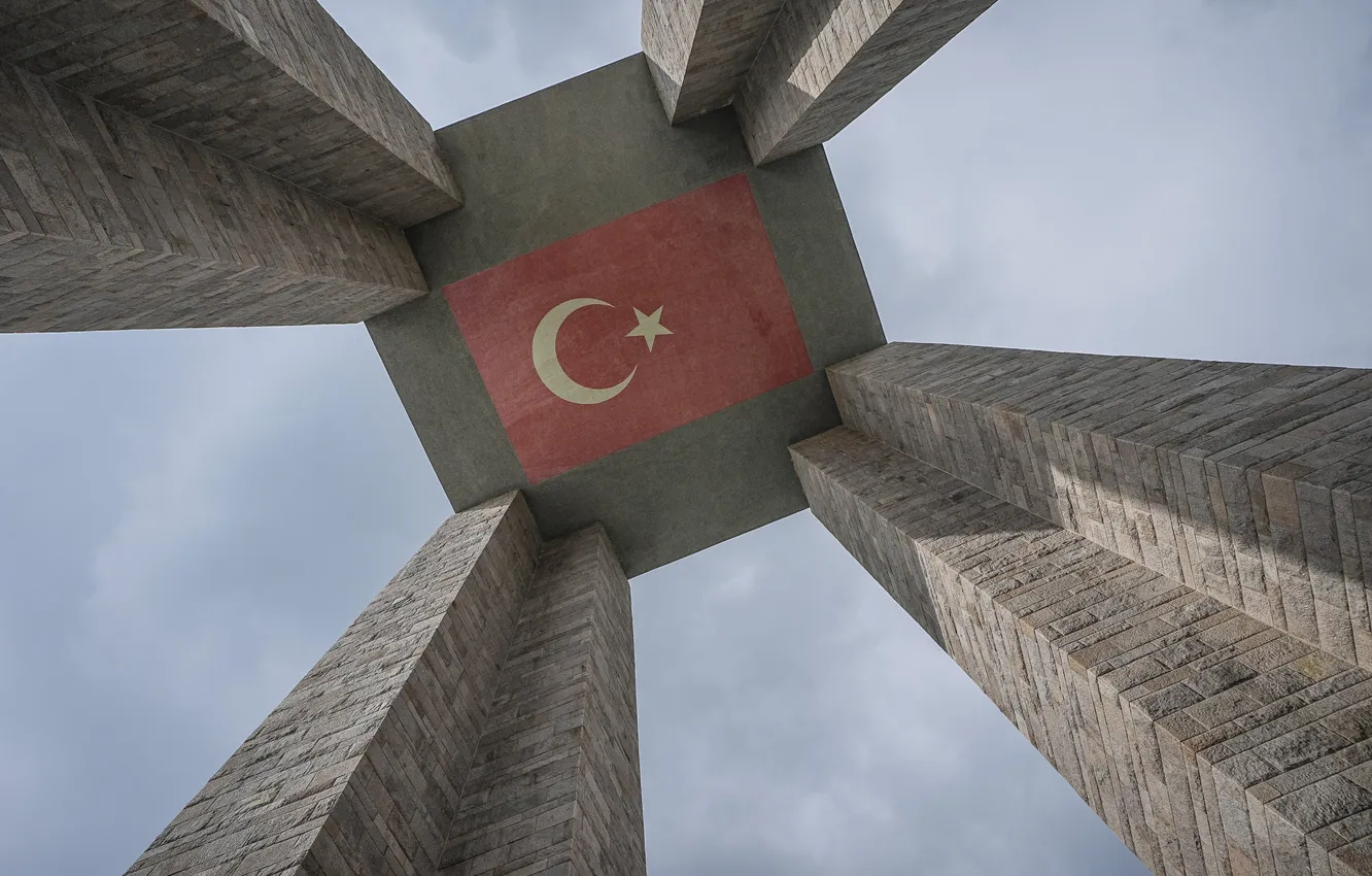 Photo wallpaper Turkey, world war 1, Çanakkale, Çanakkale Martyrs Monument