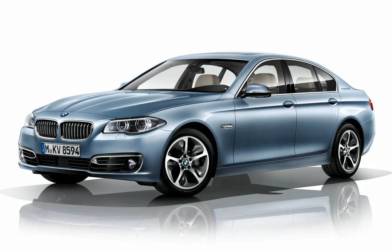 Photo wallpaper BMW, BMW, car, sedan, the front, ActiveHybrid 5