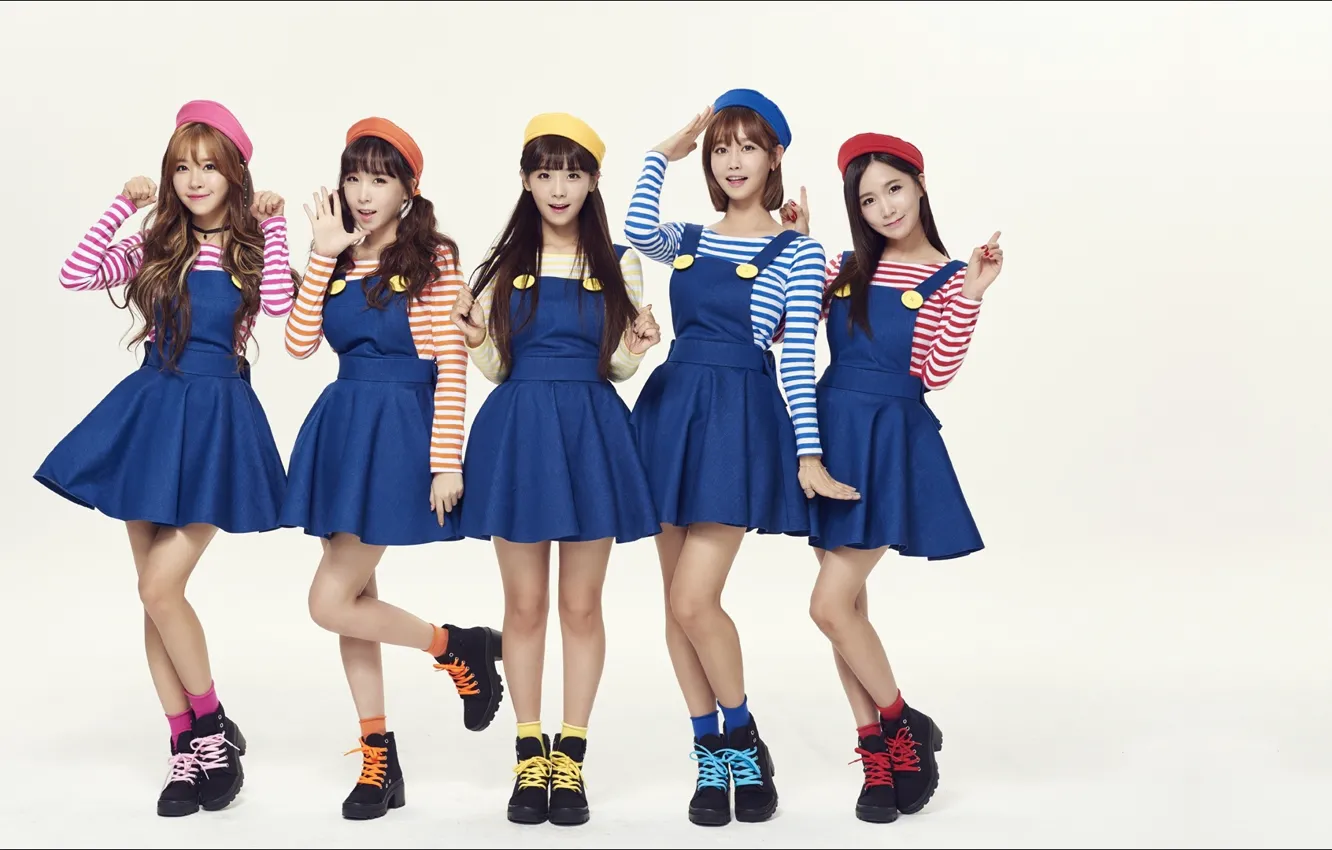 Photo wallpaper music, Girls, Crayon Pop, musical group