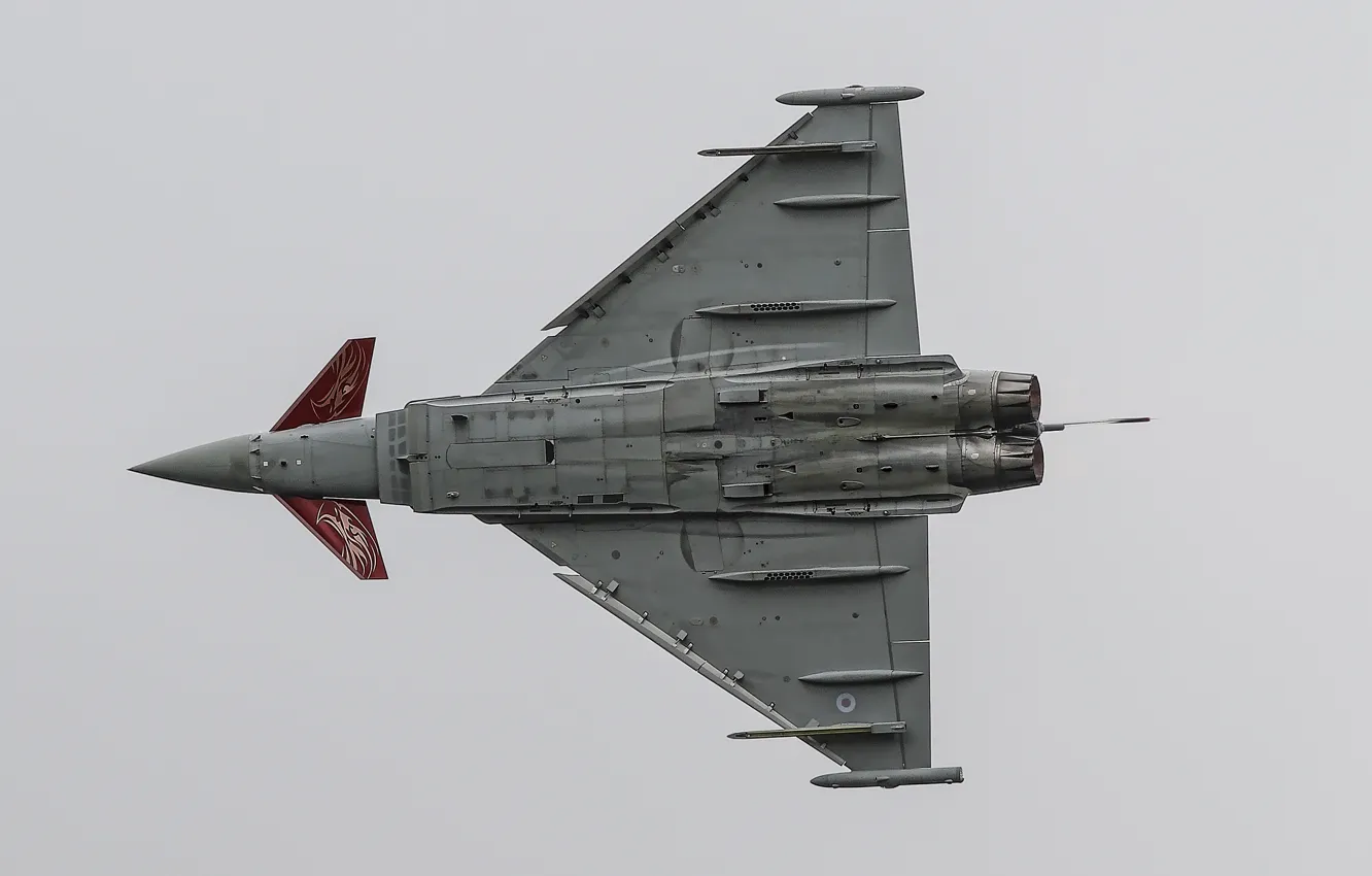 Photo wallpaper fighter, flight, multipurpose, Typhoon, FGR4