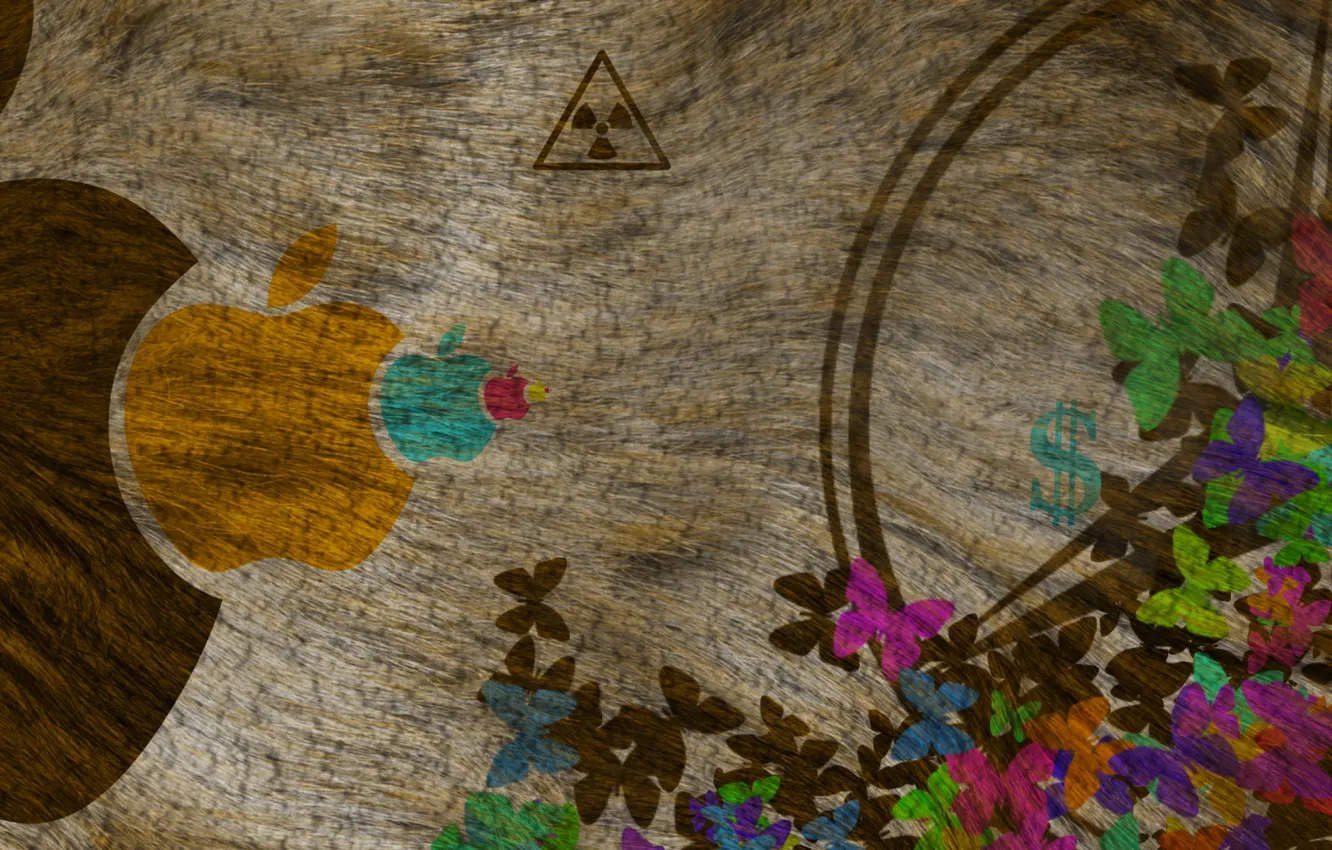 Photo wallpaper apple, fon, texture, Mers