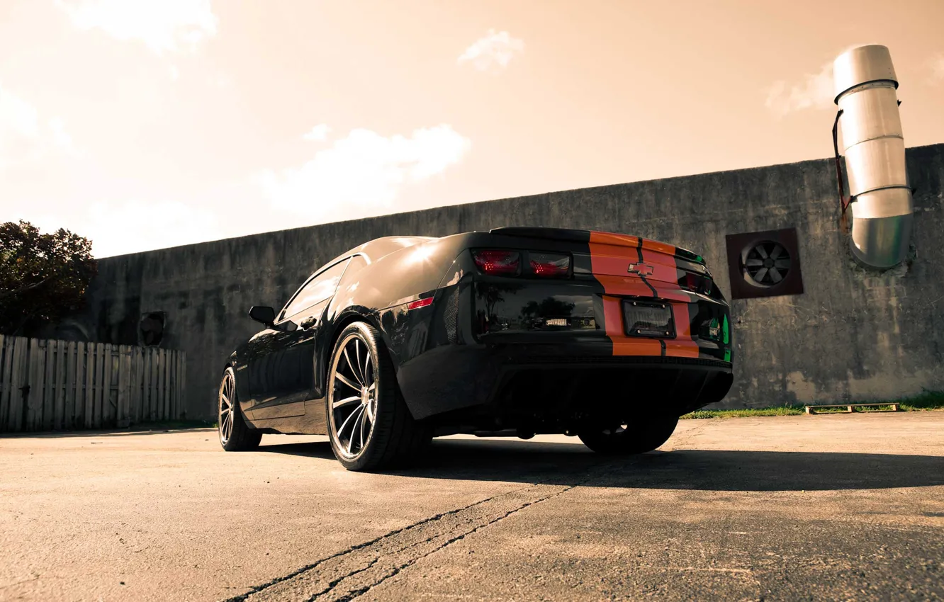 Wallpaper strips, Camaro, stripes for mobile and desktop, section