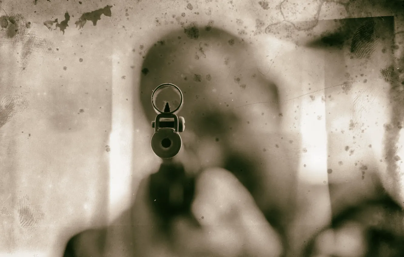 Photo wallpaper background, sight, rifle