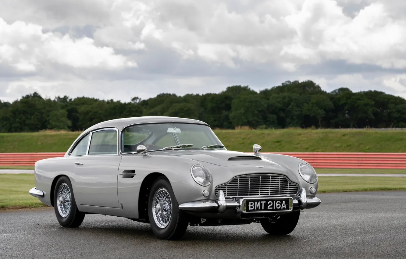 Photo wallpaper grey, Aston Martin, 2020, DB5 Goldfinger Continuation