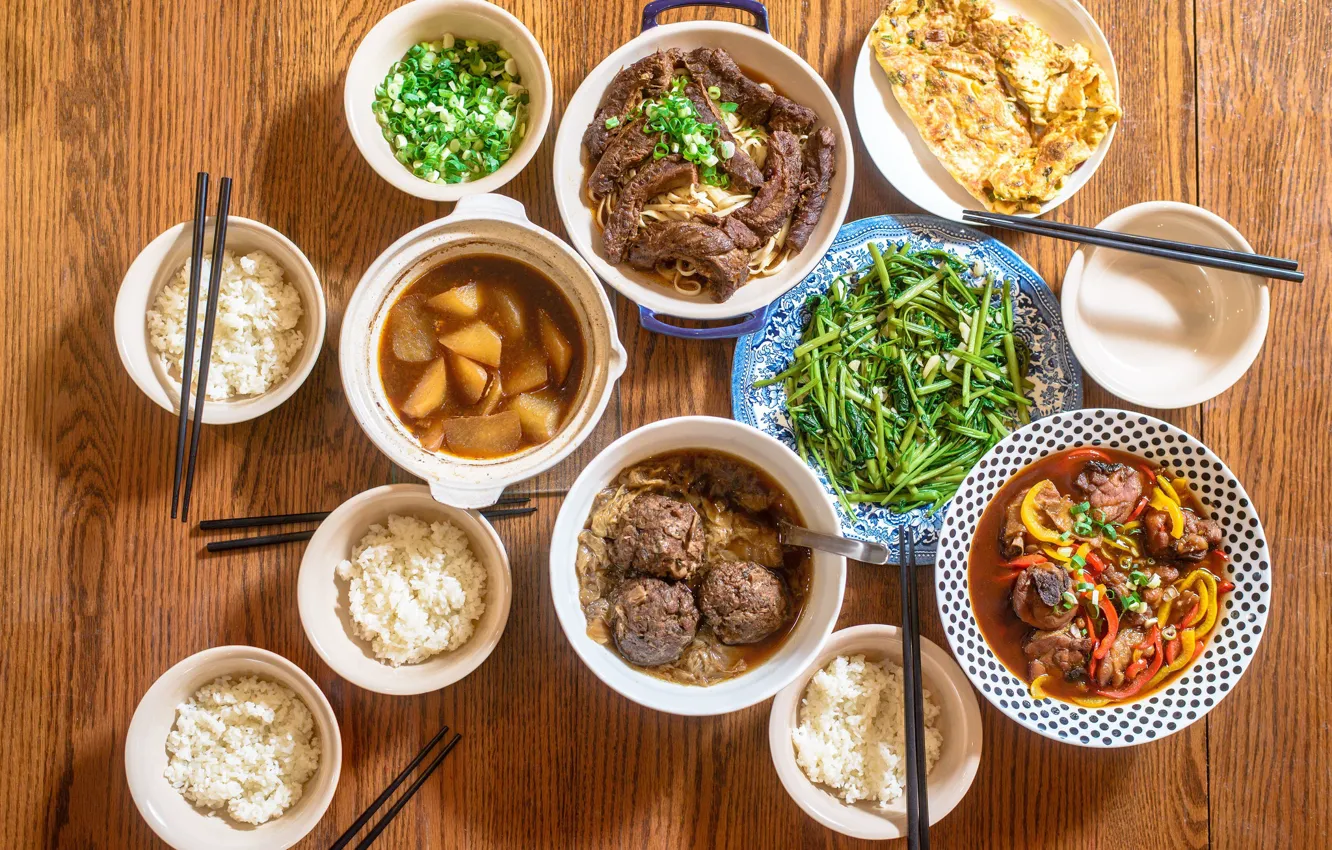 Photo wallpaper food, plate, dish, cuts