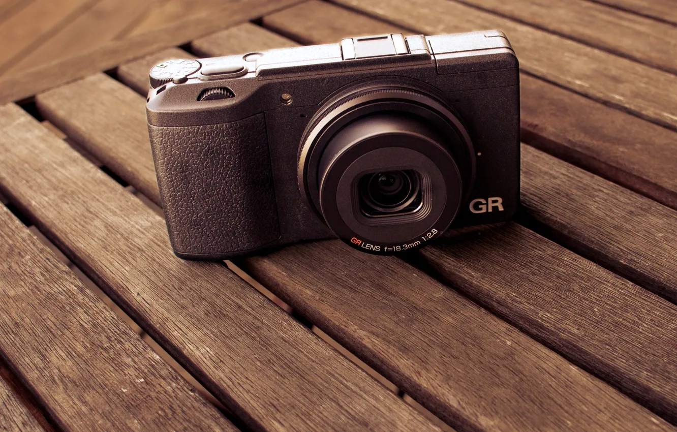 Photo wallpaper background, camera, Ricoh GRII