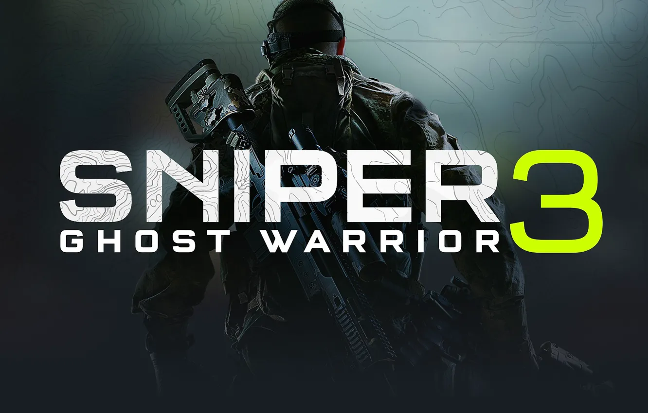 Photo wallpaper gun, game, weapon, map, assassin, Sniper, Sniper: Ghost Warrior 3, Ghost Warrior