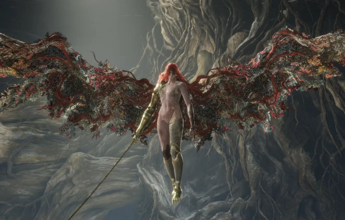 Photo wallpaper boss, Girl, Elden Ring