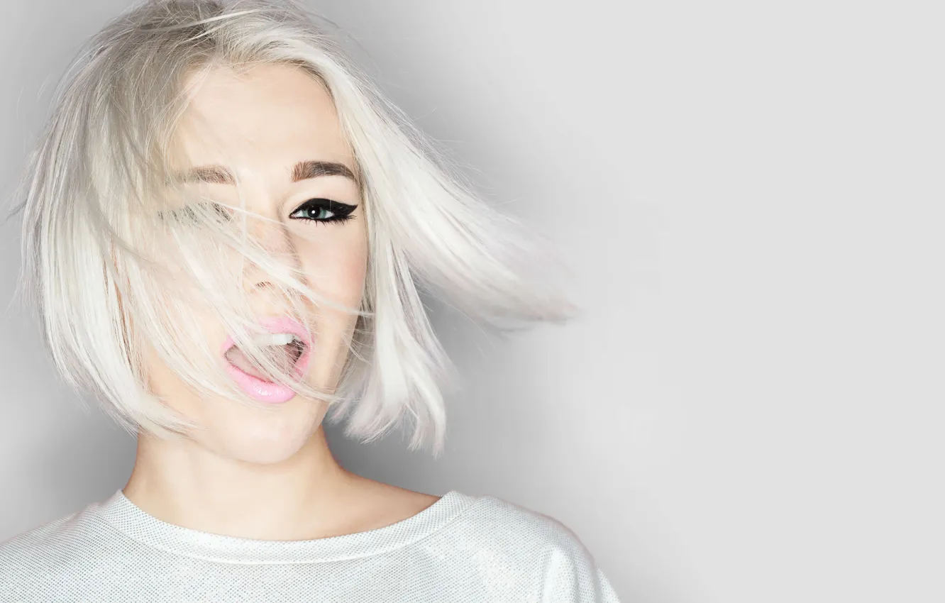 Photo wallpaper girl, hair, Glamour, hairstyle, Haircut, gloss, Hairdressing, haircare