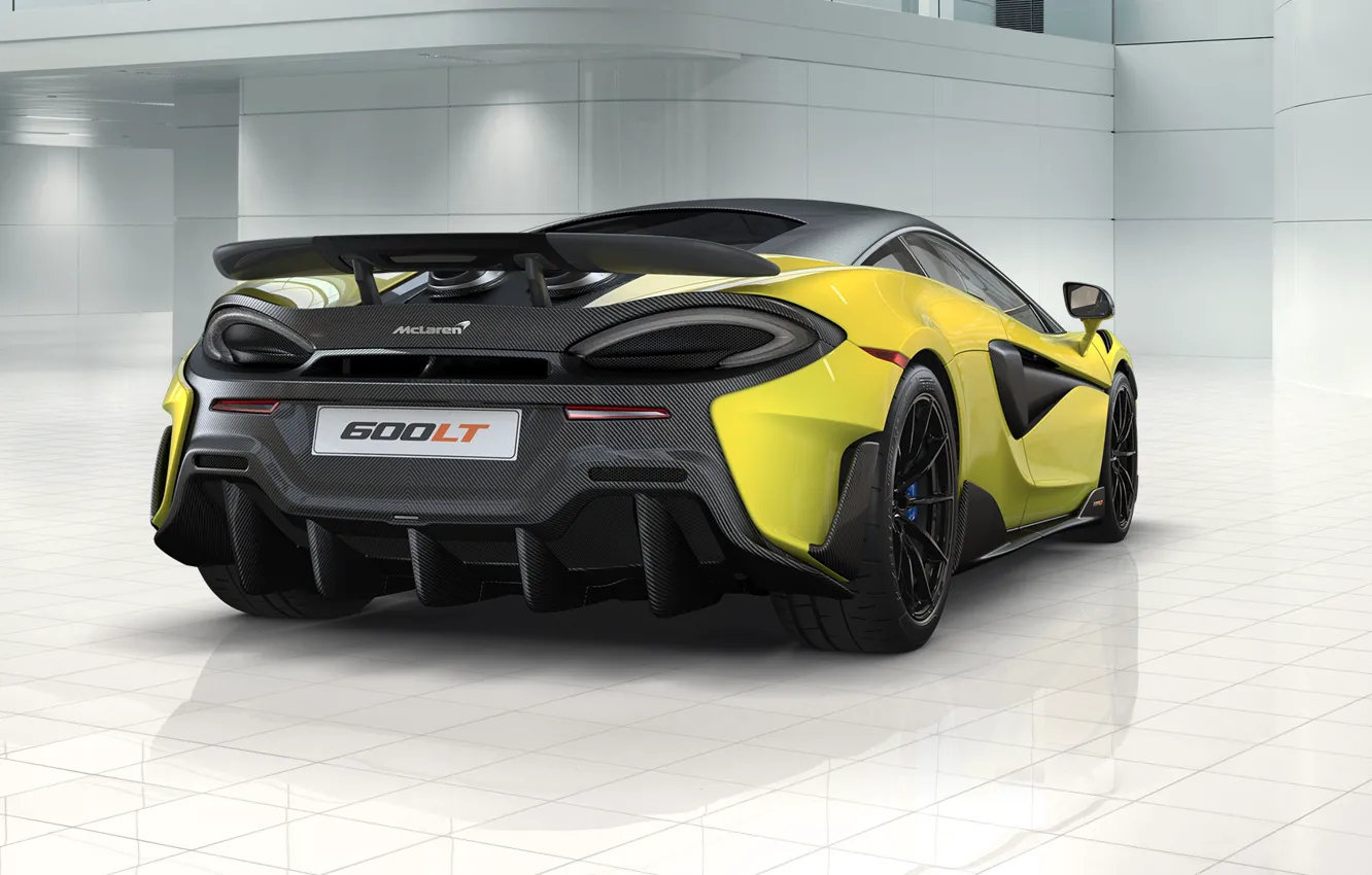 Photo wallpaper rendering, McLaren, supercar, rear view, 2018, 600LT