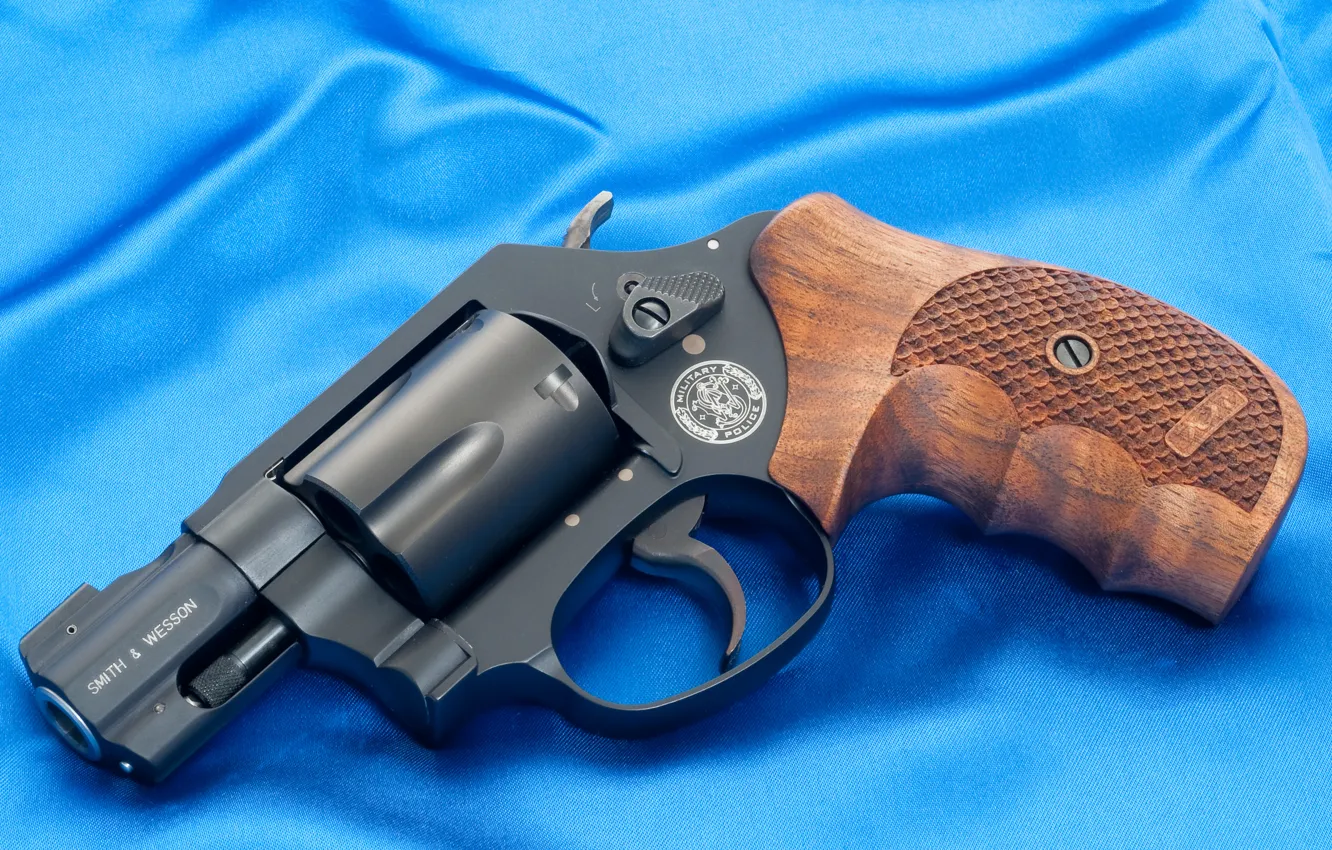 Photo wallpaper canvas, background, gun, revolver, Smith & Wesson, MP360, МП360, Military Police