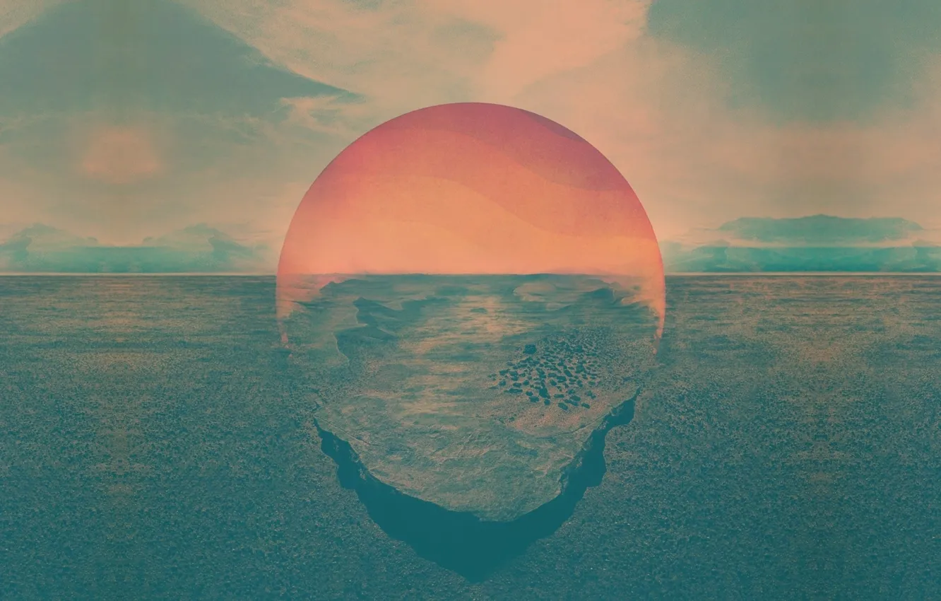 Photo wallpaper art, Dive, Quiet