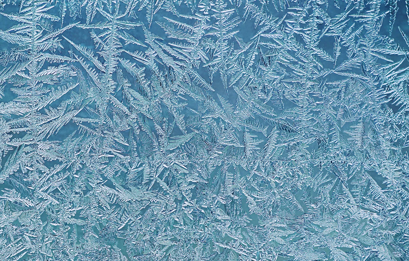 Photo wallpaper frost, glass, pattern, frost
