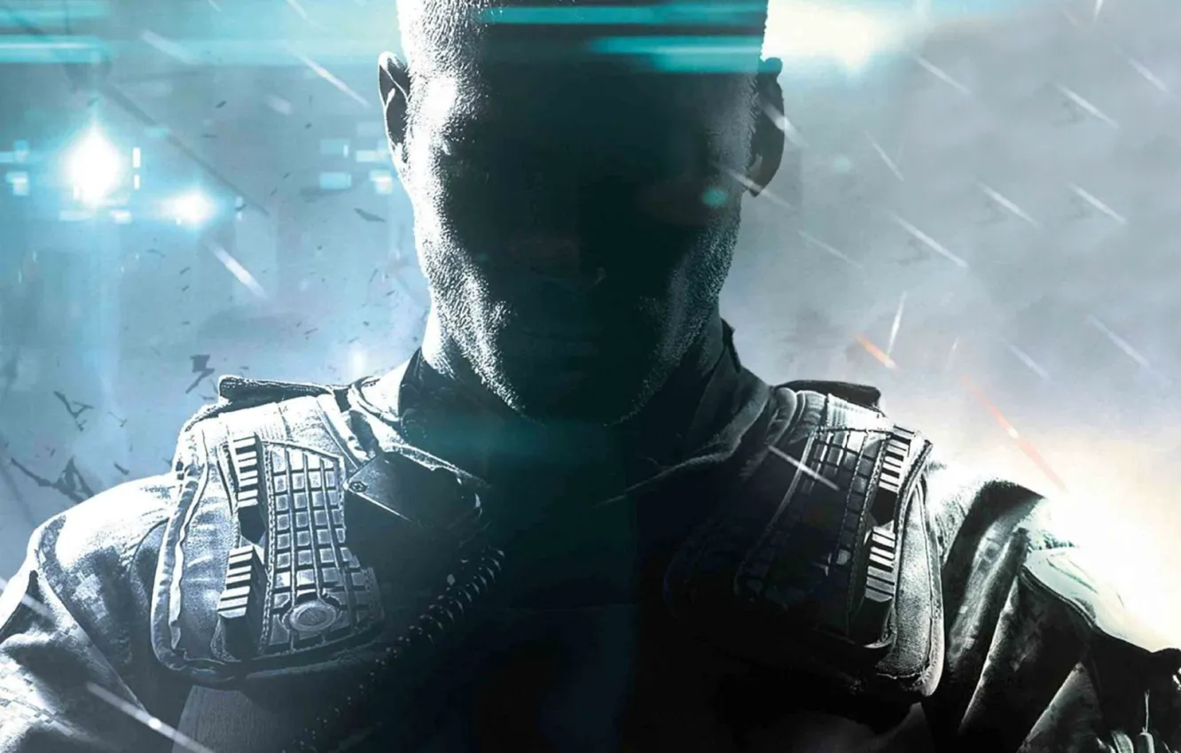 Photo wallpaper soldiers, Call of Duty, weapon, cod, shooter, future, black ops 2