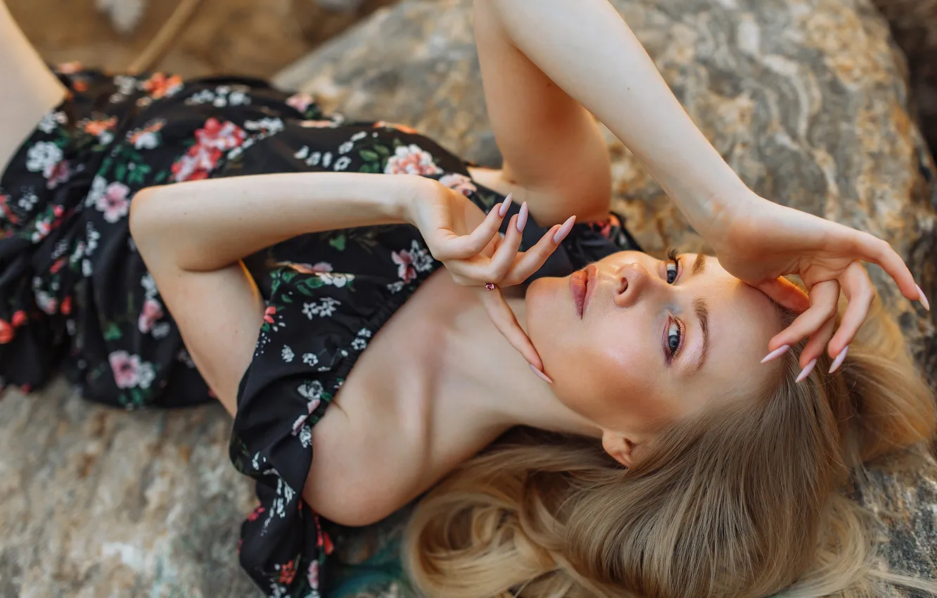 Photo wallpaper girl, sexy, Wallpaper, sweetheart, model, bright, portrait, makeup