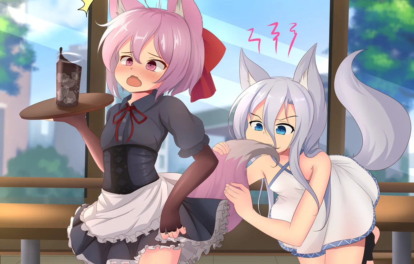 Photo wallpaper pussy, girl, kitty, hotel01