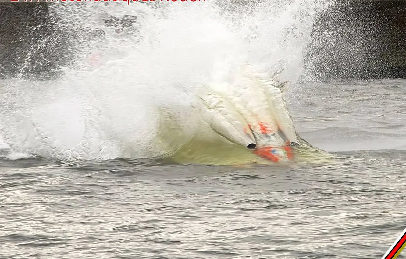 Photo wallpaper race, boat, speed