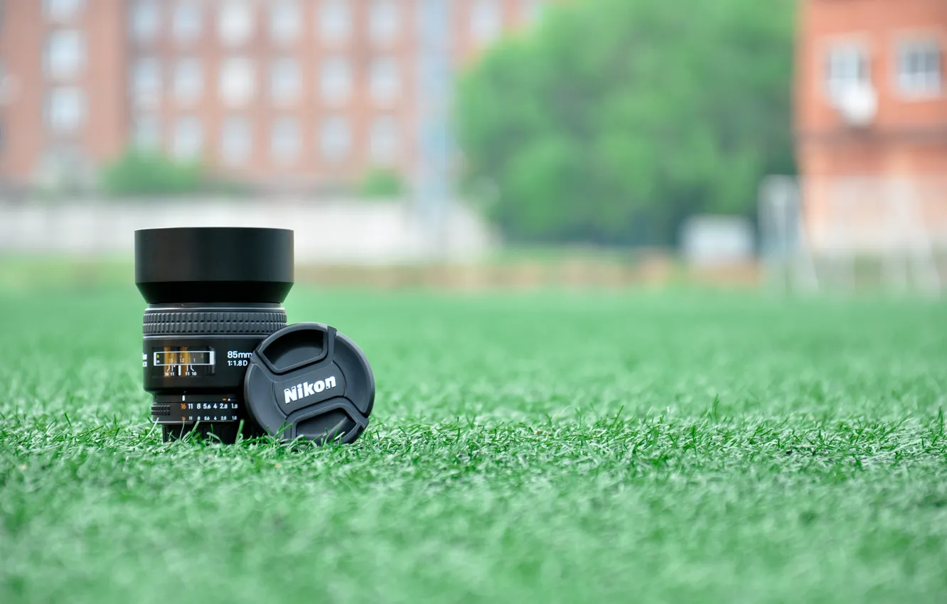 Photo wallpaper Nikon, lens, 85mm