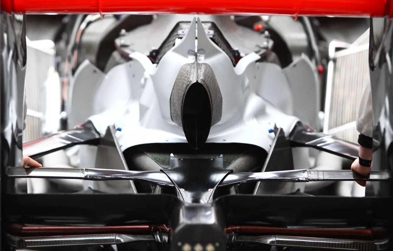 Photo wallpaper sport, McLaren, formula 1, the car, formula 1, rear view