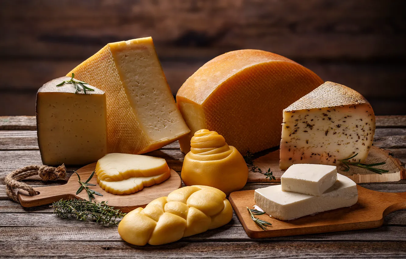 Photo wallpaper greens, Board, cheese, a lot, solid, piece, cutting, cuts