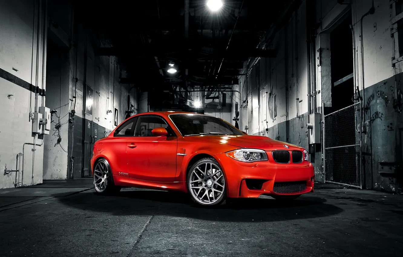 Photo wallpaper BMW, BMW, car, red