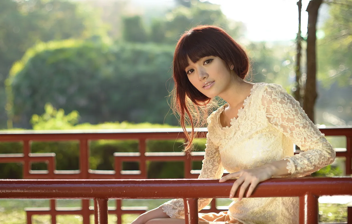 Photo wallpaper girl, Asian, Didy