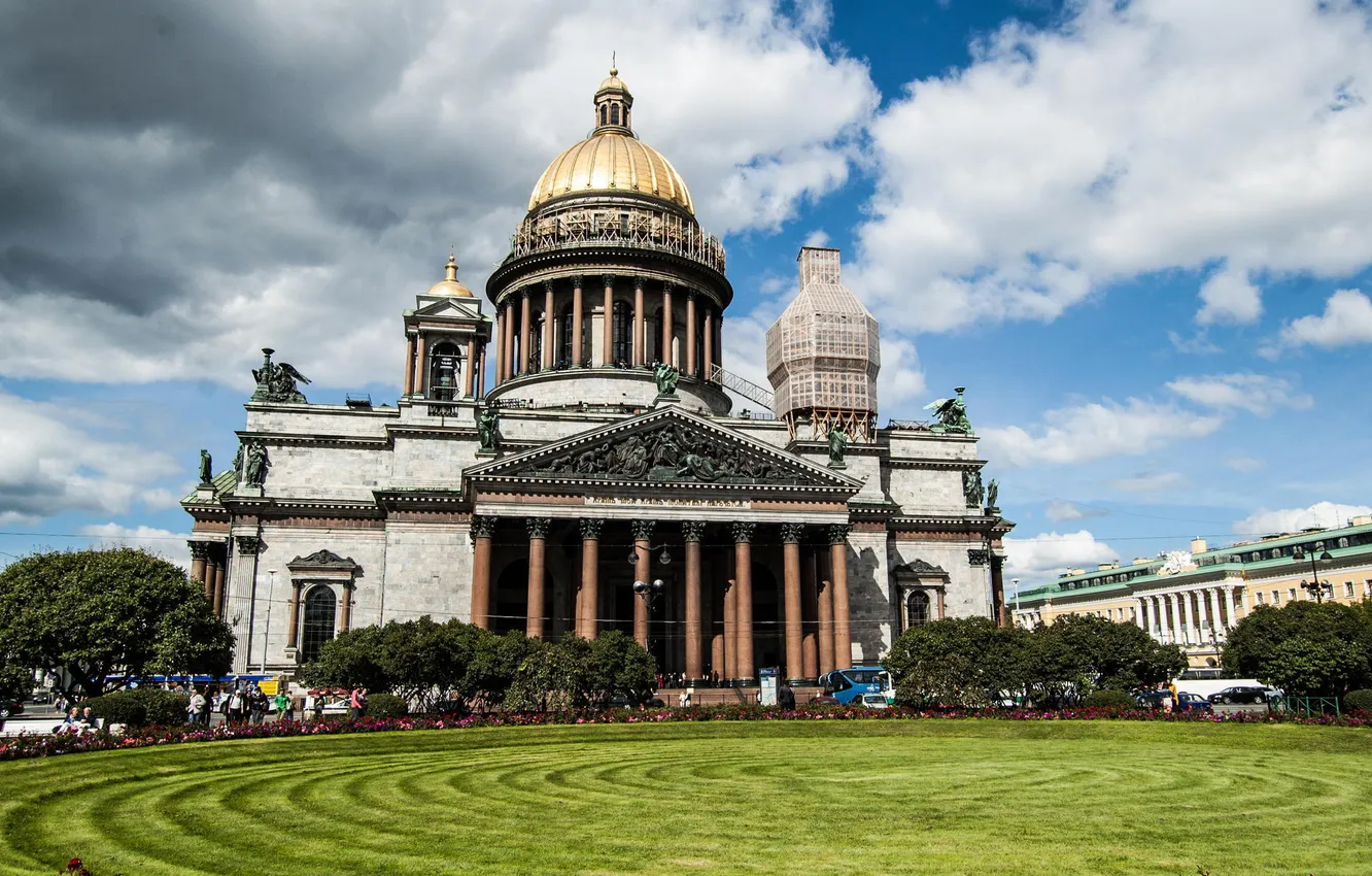 Photo wallpaper Peter, Saint Petersburg, St. Isaac's Cathedral, Russia, St. Petersburg