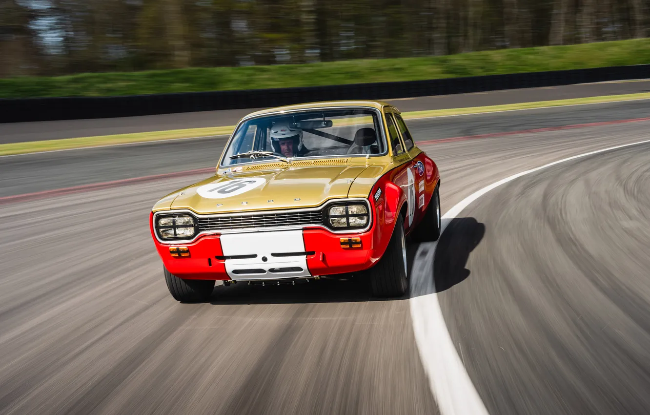 Photo wallpaper Ford, Escort, Alan Mann, motorworks, boreham, 68 edition