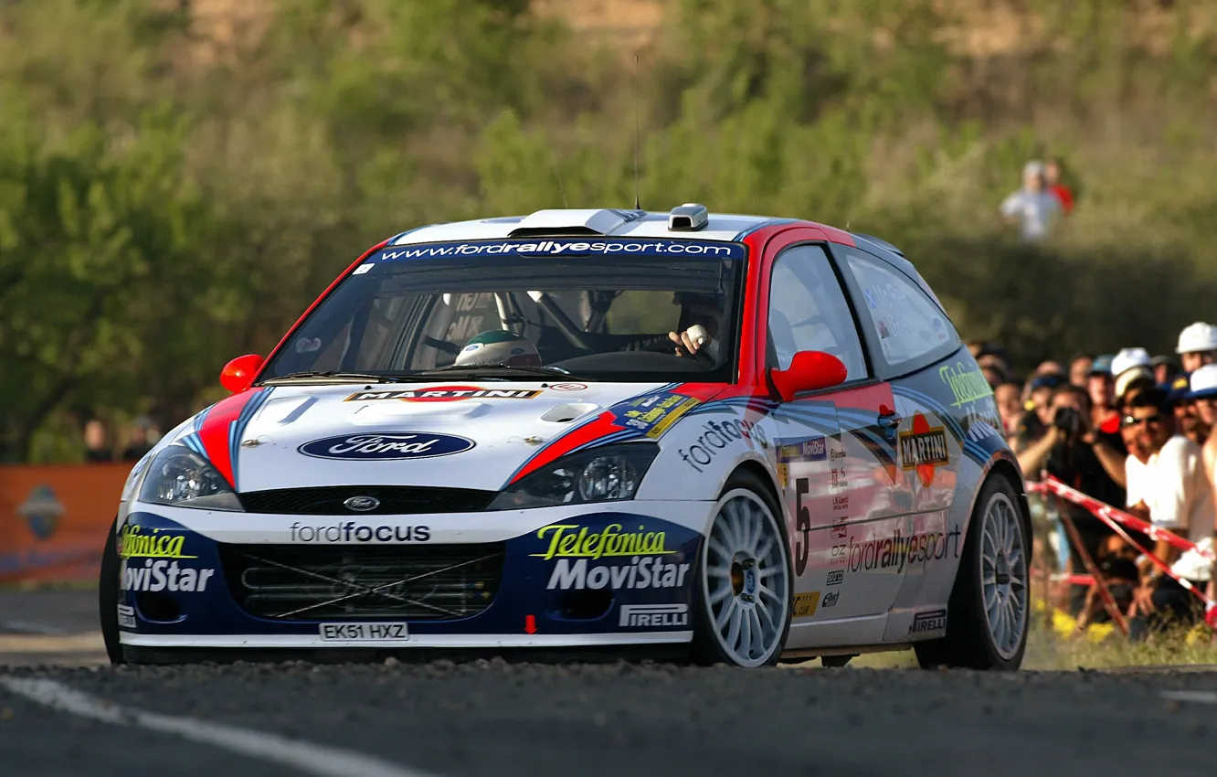 Photo wallpaper Ford, Focus, WRC, Rally, Rally, Ford Fiesta, McRae