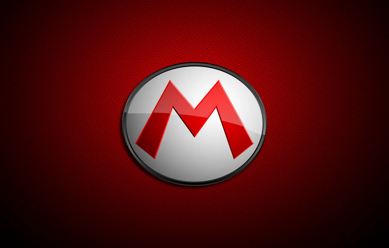 Photo wallpaper red, letters, background, texture, emblem