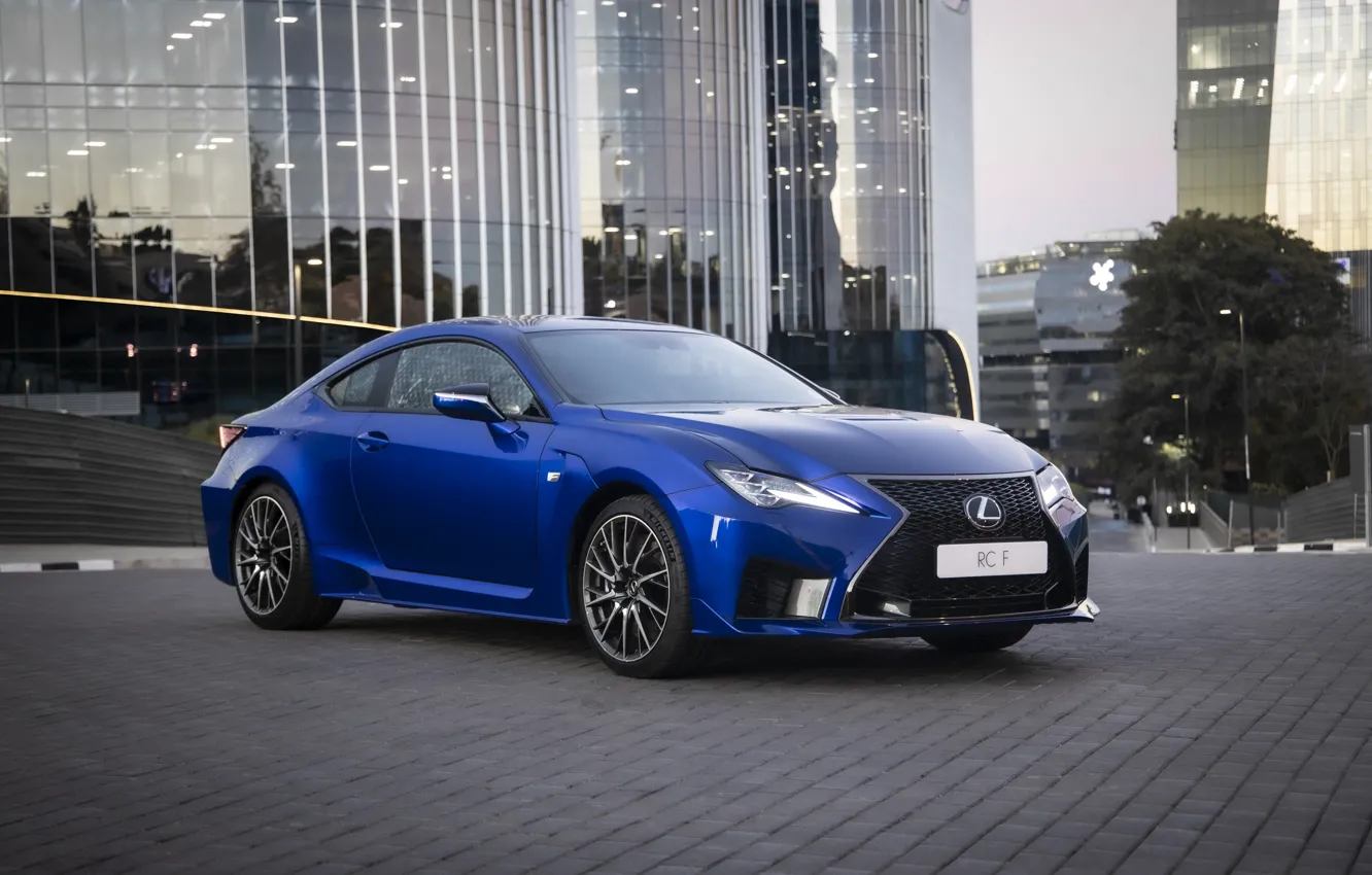 Photo wallpaper blue, Lexus, Lexus, Lexus RC, Lexus RC F, 2019