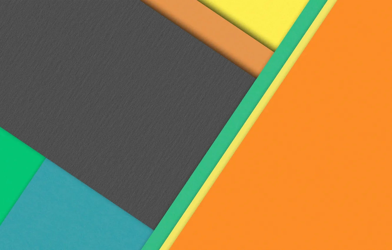 Photo wallpaper yellow, grey, blue, geometry, design, color, material