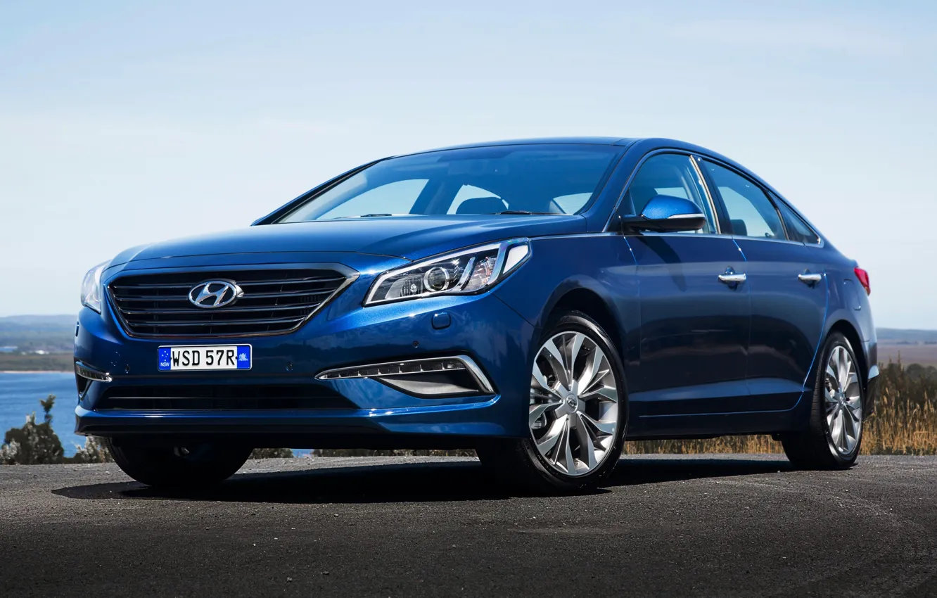 Photo wallpaper Hyundai, AU-spec, 2015, Hyundai, Sonata, Sonata