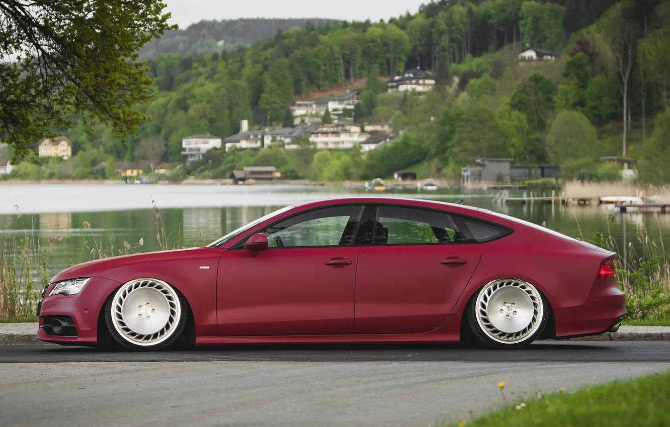 Photo wallpaper tuning, stance, Audi A7, messer
