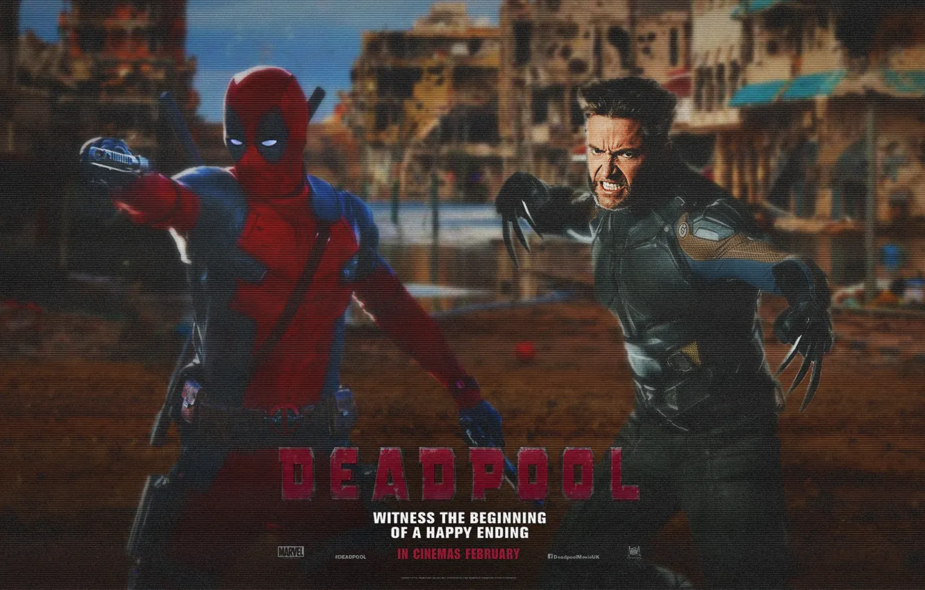 Photo wallpaper colossus, x-men, Deadpool, deadpool, Wolverine, x-men