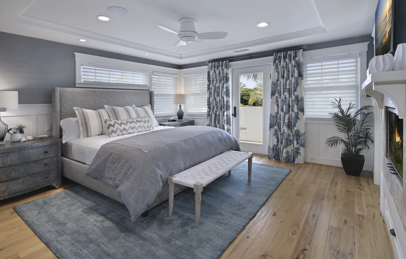 Photo wallpaper Design, Carpet, Bed, The ceiling, Interior