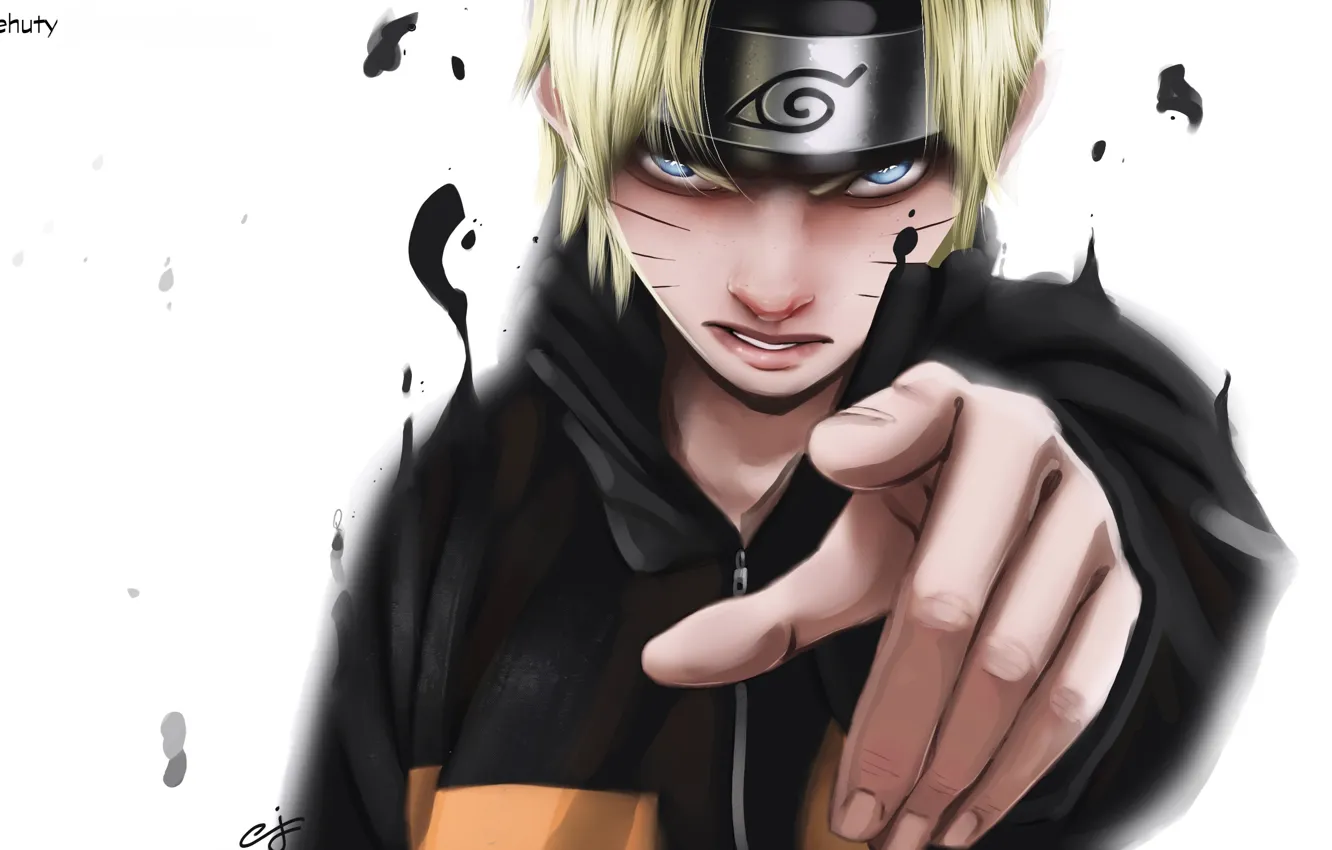 Photo wallpaper look, anger, white background, Naruto, Naruto, Uzumaki Boruto